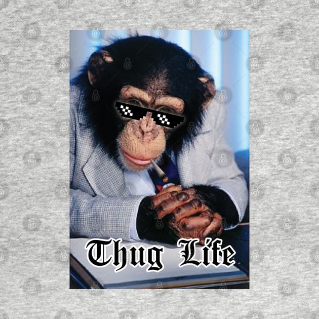 Thug Life Monkey by Pandans